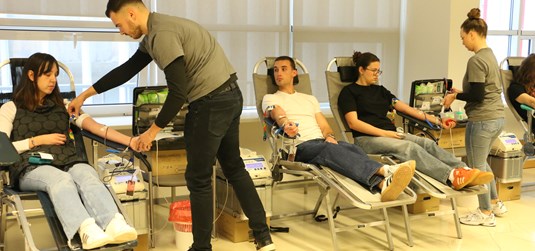 Studenti i djelatnici PMF-a ponovno pokazali humanost u akciji darivanja krvi